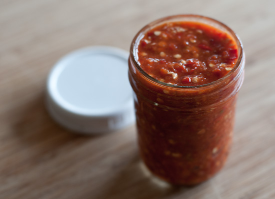 homemade garlic chile sauce