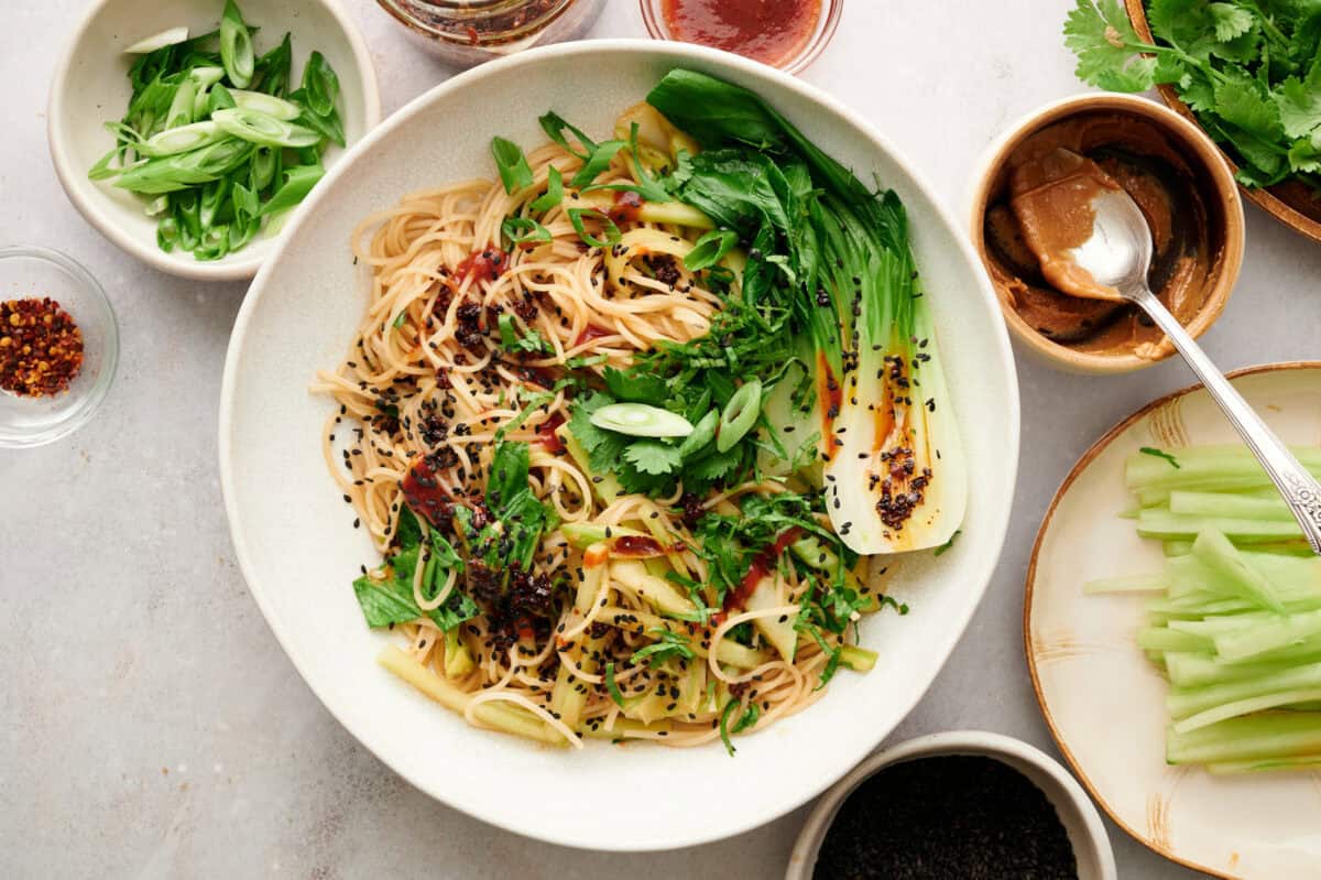 Cold Asian Noodle Salad.