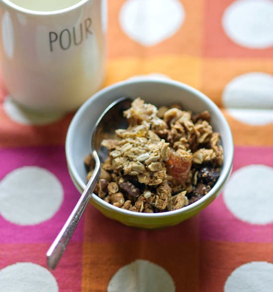 fig and ginger cluster granola | healthy green kitchen