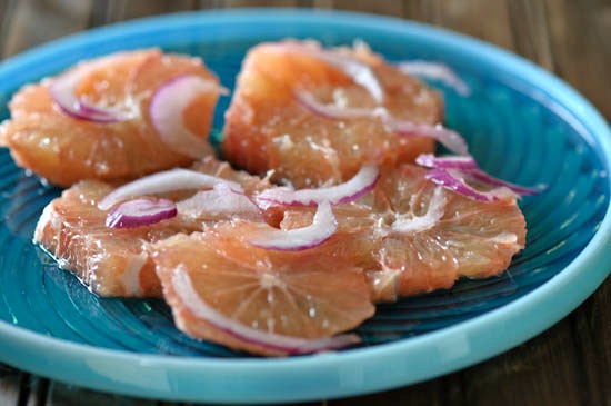 pink grapefruit salad