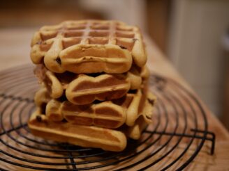 pumpkin protein waffles