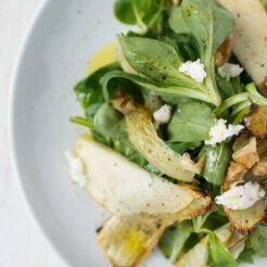 Roasted Fennel and Pear Salad - Lauren Caris Cooks