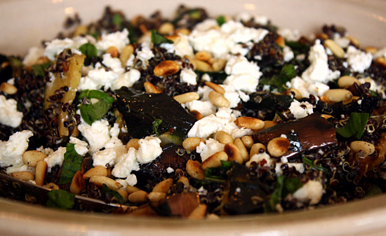 black quinoa salad