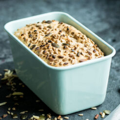 A healthy, wholewheat spelt loaf. Try making your own homemade bread to give your sandwiches a whole new level of amazingness this week!