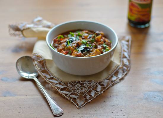 meat stew with pomegranate molasses