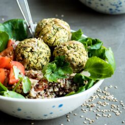 These mixed vegetable buddha bowls with tahini miso dressing will make you feel good from the inside out!