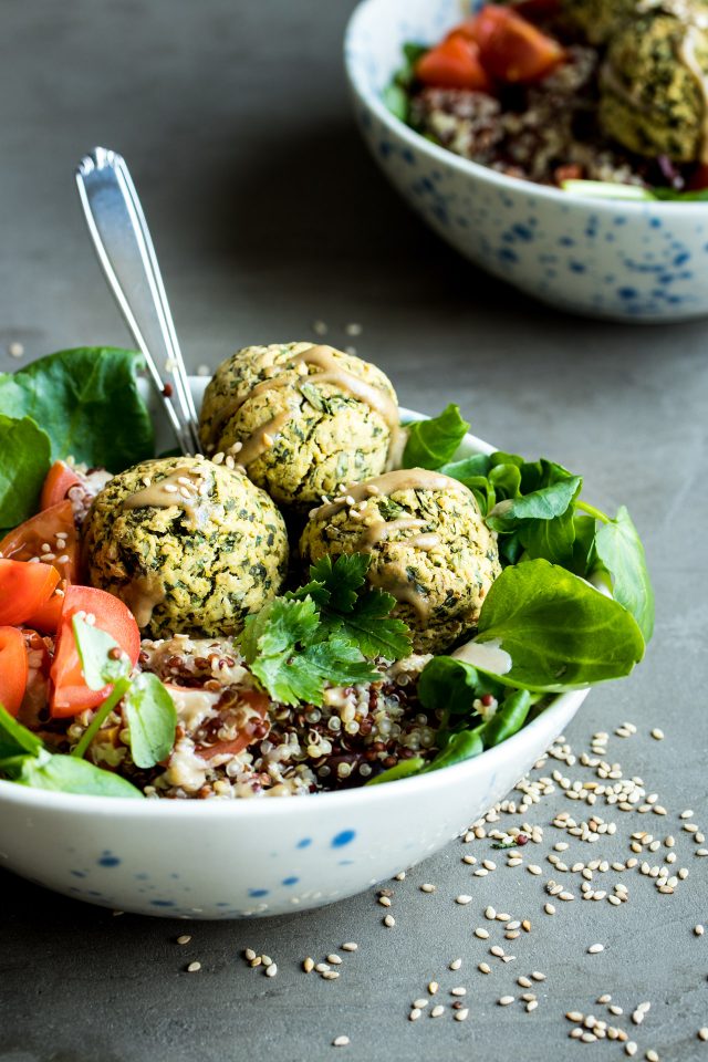 These mixed vegetable buddha bowls with tahini miso dressing will make you feel good from the inside out!