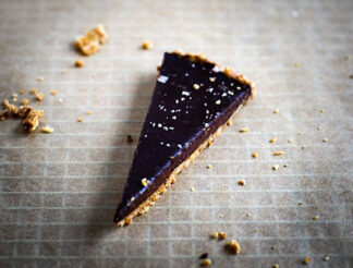 sea salted chocolate tart